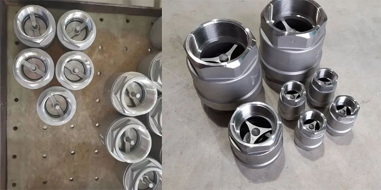 Báo giá van 1 chiều lò xo chất liệu inox.