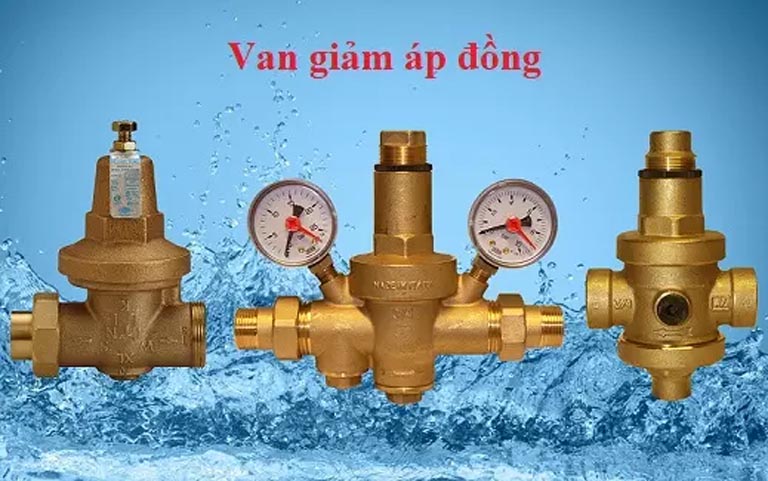 Van giảm áp đồng nối ren